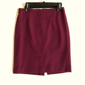 J Crew wool pencil skirt size 4